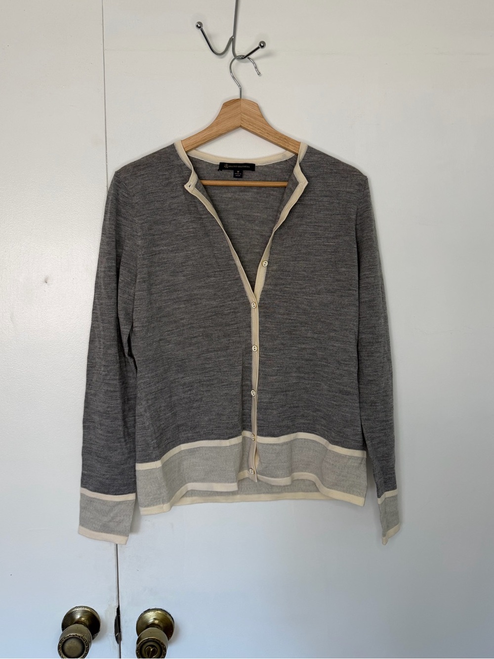 Brooks brothers merino cardigan
